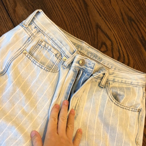AEO striped mom jeans tall - Picture 2 of 5